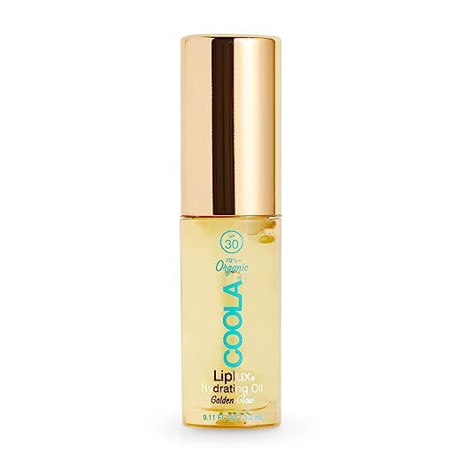 COOLA Organic Liplux Lip Oil And Lip Gloss Sunscreen With SPF 30, Dermatologist Tested Lip Balm F... | Amazon (US)