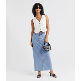 COURTNEY DENIM MAXI SKIRT | Sportsgirl