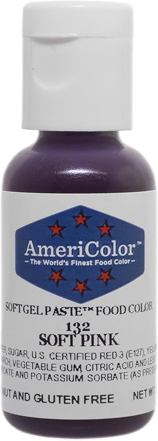 Americolor Soft Gel Paste Food Color, 3/4-Ounce, Soft Pink | Amazon (US)