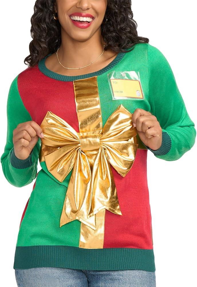 Tipsy Elves Women's Christmas Sweaters - Women's Ugly Christmas Sweaters - Embellished Winter Hol... | Amazon (US)