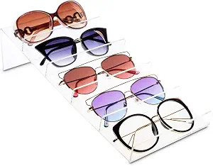 Amazon.com: Mooca Acrylic Eyewears Stand Holder Organizer, Eyeglasses Holder and Sunglasses Rack ... | Amazon (US)