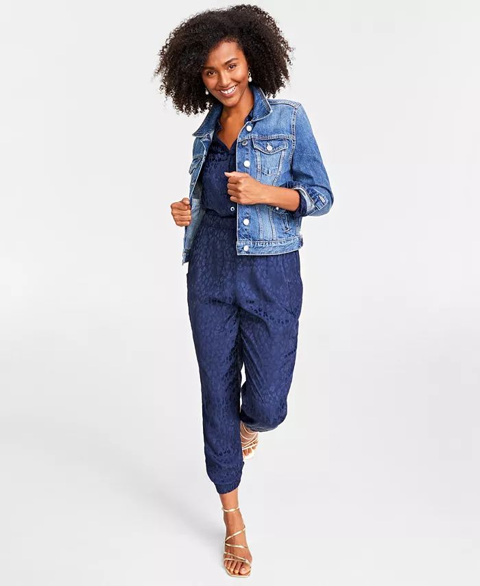 Women's Classic Denim Trucker Jacket, Created for Macy's | Macy's