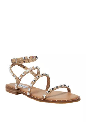 Steve Madden Travel Flat Sandals, Tan, 8.5M | Belk