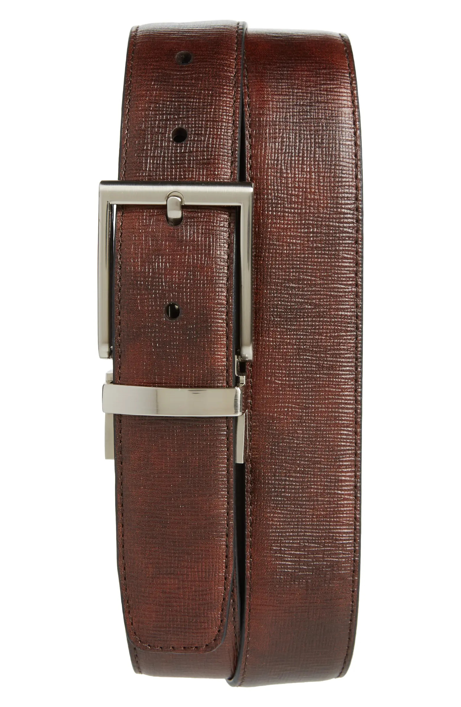 Lados Reversible Calfskin Leather Belt | Nordstrom