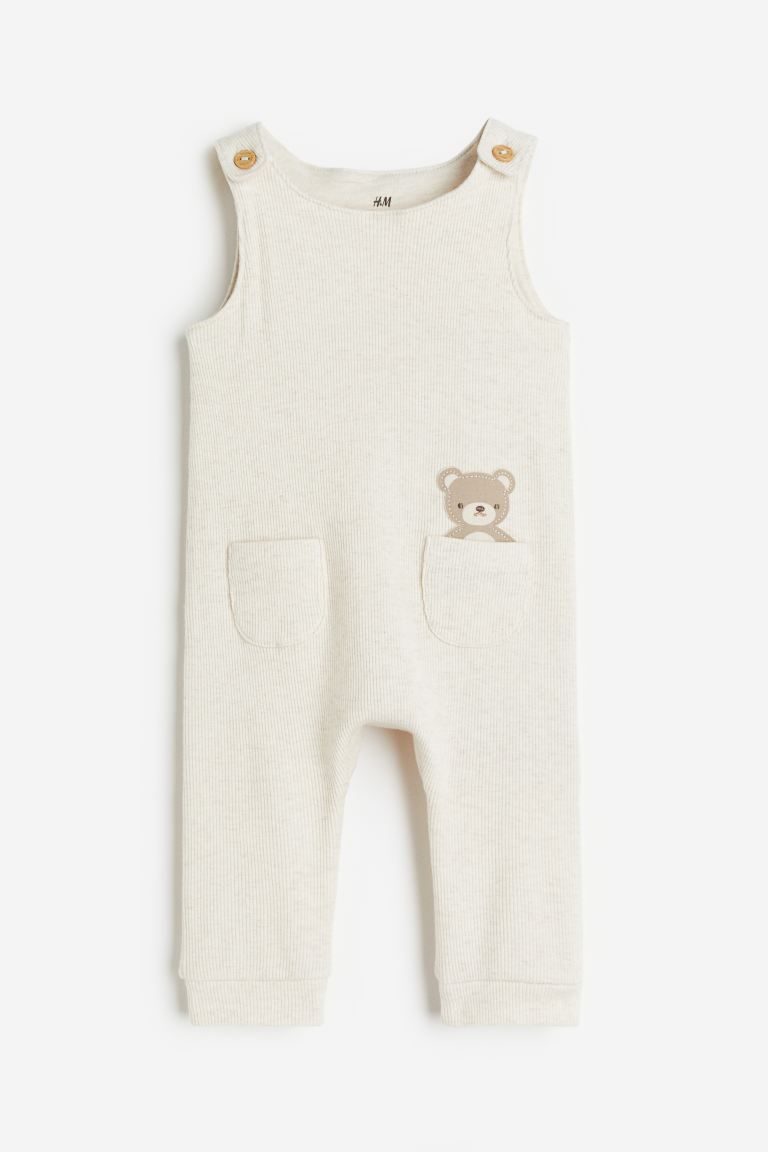 Ribbed Cotton Overalls | H&M (US + CA)