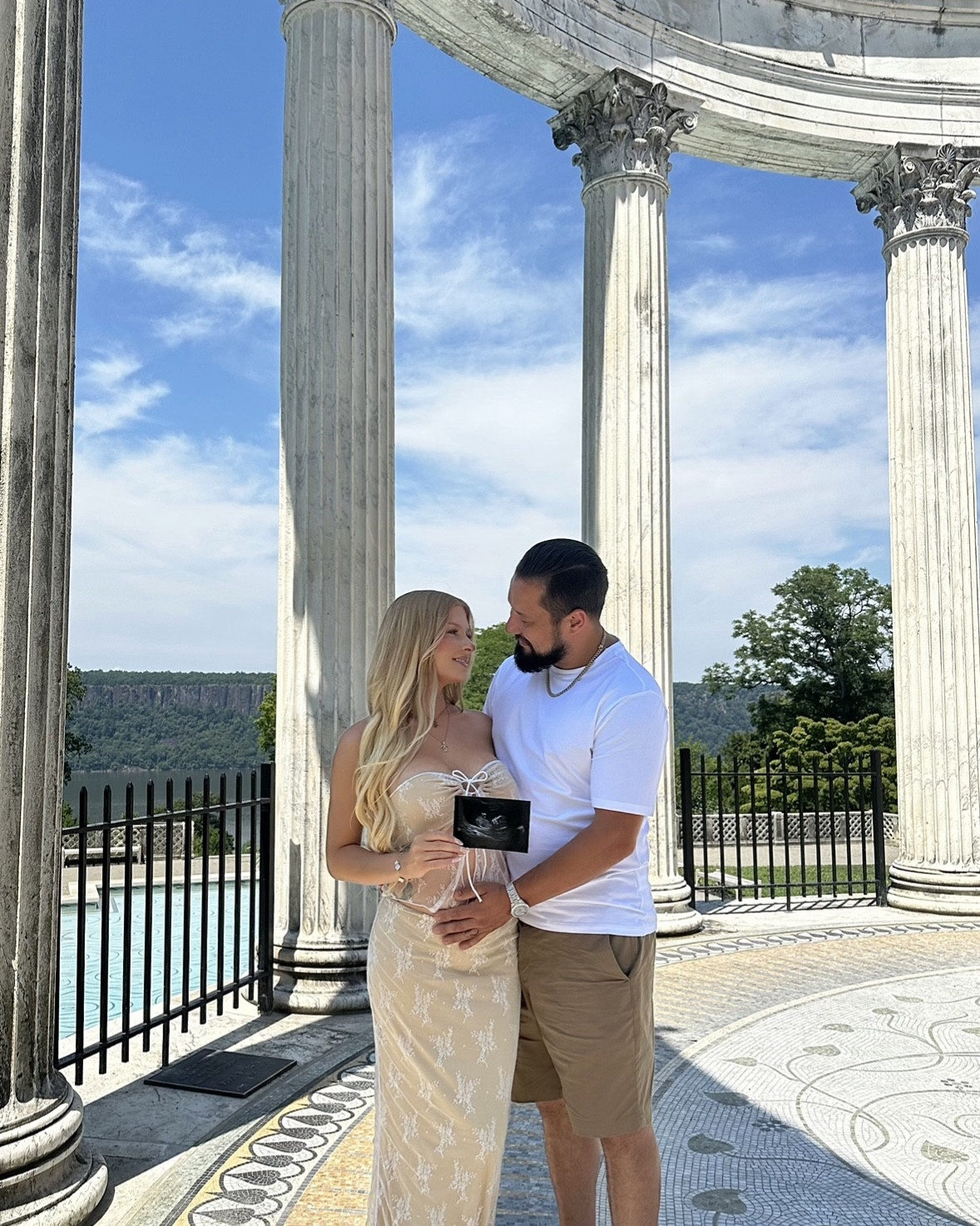 PREGNANCY ANNOUNCEMENT INSPO ♡  patiently waiting for your arrival ♡ 
craig and I are so excited beyond words to announce we are expecting a little girl. After so many years of trying we couldn’t be more grateful for a little one to be joining our family. Pregnancy thus far has been so special to me and just feels like a dream we’ve been waiting for. When I told Craig, there was a stork that flew in and that moment will forever hold a special place in my heart. I couldn’t think of a better omen or sign.  I am so thankful for this adventure to begin, we truly are waiting so patiently to meet you baby baier. ♡ 
In love with this 2 piece skirt - use my code for 15% off angels: katrinaeliz ♡ 

#LTKmaternity #LTKstyletip