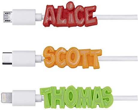Getname Necklace USB Cable Personalized Glowing Name - for iPhone/Type C/Micro USB Port Adapter -... | Amazon (US)