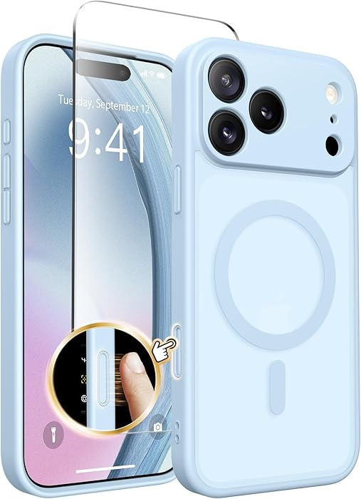 CAPRARO Magnetic for iPhone 17 Pro Case, Upgraded [Full Camera Protection] [Compatible with MagSa... | Amazon (US)