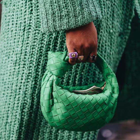 Mini Woven Knot Handbag Dumpling Bag Bottega Veneta Dupe - Etsy | Etsy (US)