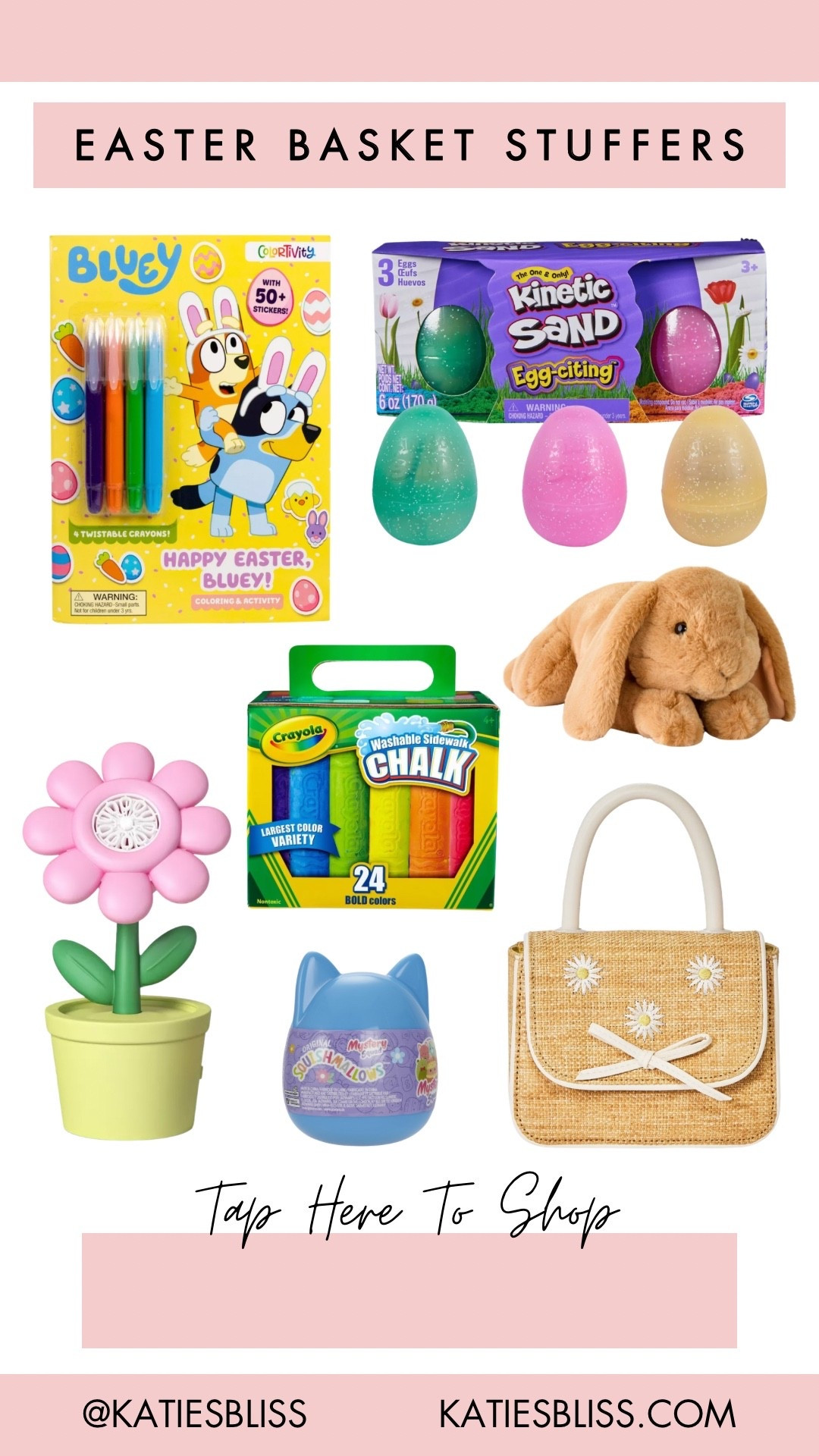 Kids Easter basket stuffers 💖

Kids. Toddler. Easter. Stuffed animal. Book. Bubble. Coloring. Chalk. 



#LTKSeasonal #LTKKids