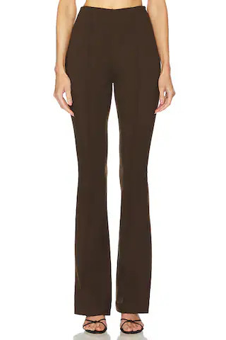 L'Academie by Marianna Benigna Trouser in Dark Brown from Revolve.com | Revolve Clothing (Global)