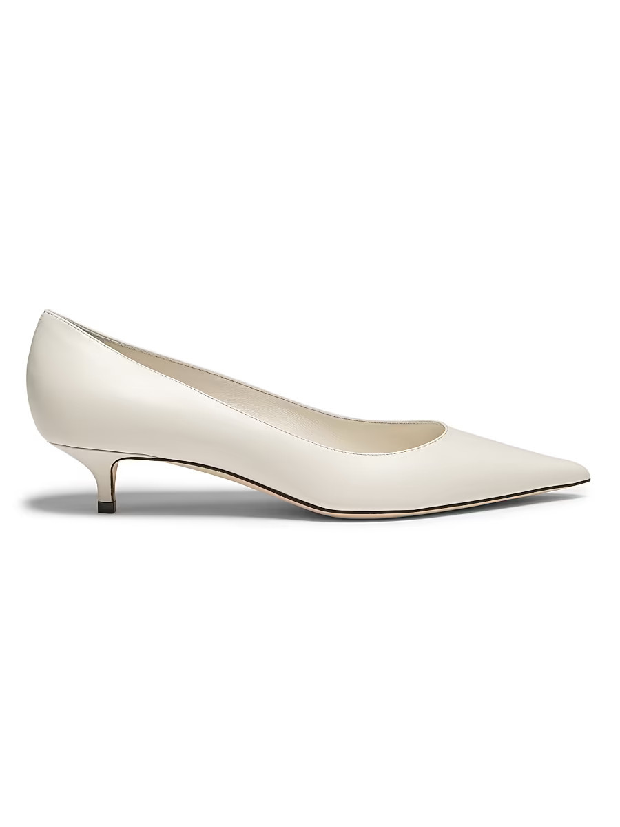 Women's Amelia 35MM Leather Pumps - Latte - Size 9.5 | Saks Fifth Avenue