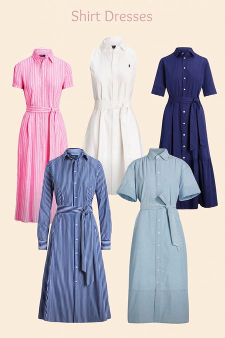Shirt dresses are classic and so comfortable for the spring and summer! I love these ones from Ralph Lauren. 

Over 50 fashion, over 40 style, spring dress, summer dress. 



#LTKover40 #LTKSeasonal