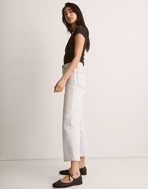 The Petite Perfect Vintage Wide-Leg Crop Jean in Edmunds Wash | Madewell