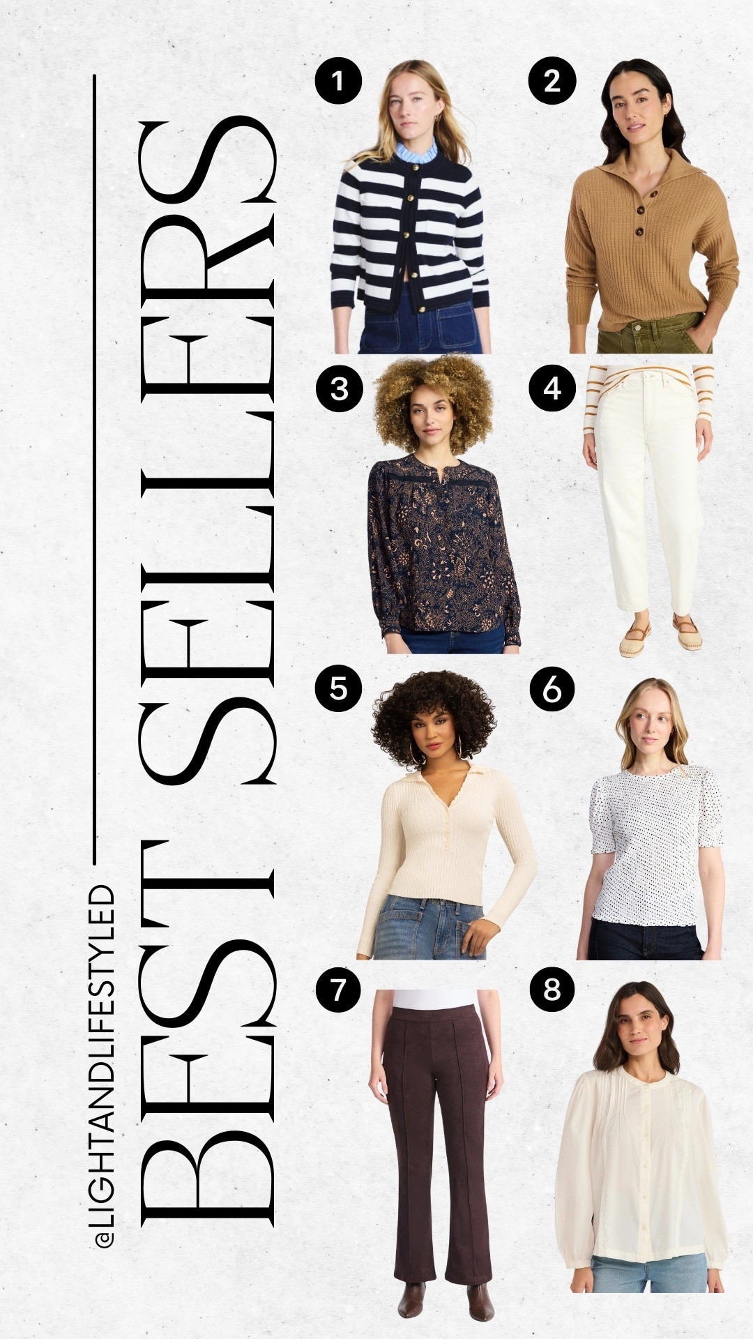 Your most-loved this week - classics, cozy finds, and teacher-approved favorites everyone is adding to cart.
Linking all eight best sellers for easy shopping, so tap to grab your favorites!✨🫶🏼

@walmart spring fashion, spring outfit pants sweater 

#LTKootd #LTKSaleAlert #LTKSeasonal