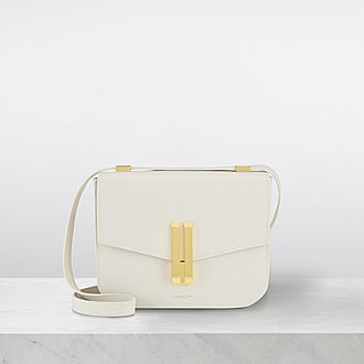 DEMELLIER The Sustainable Edit Vancouver Leather Cross-body Bag - Off White | Brown Thomas (IE)