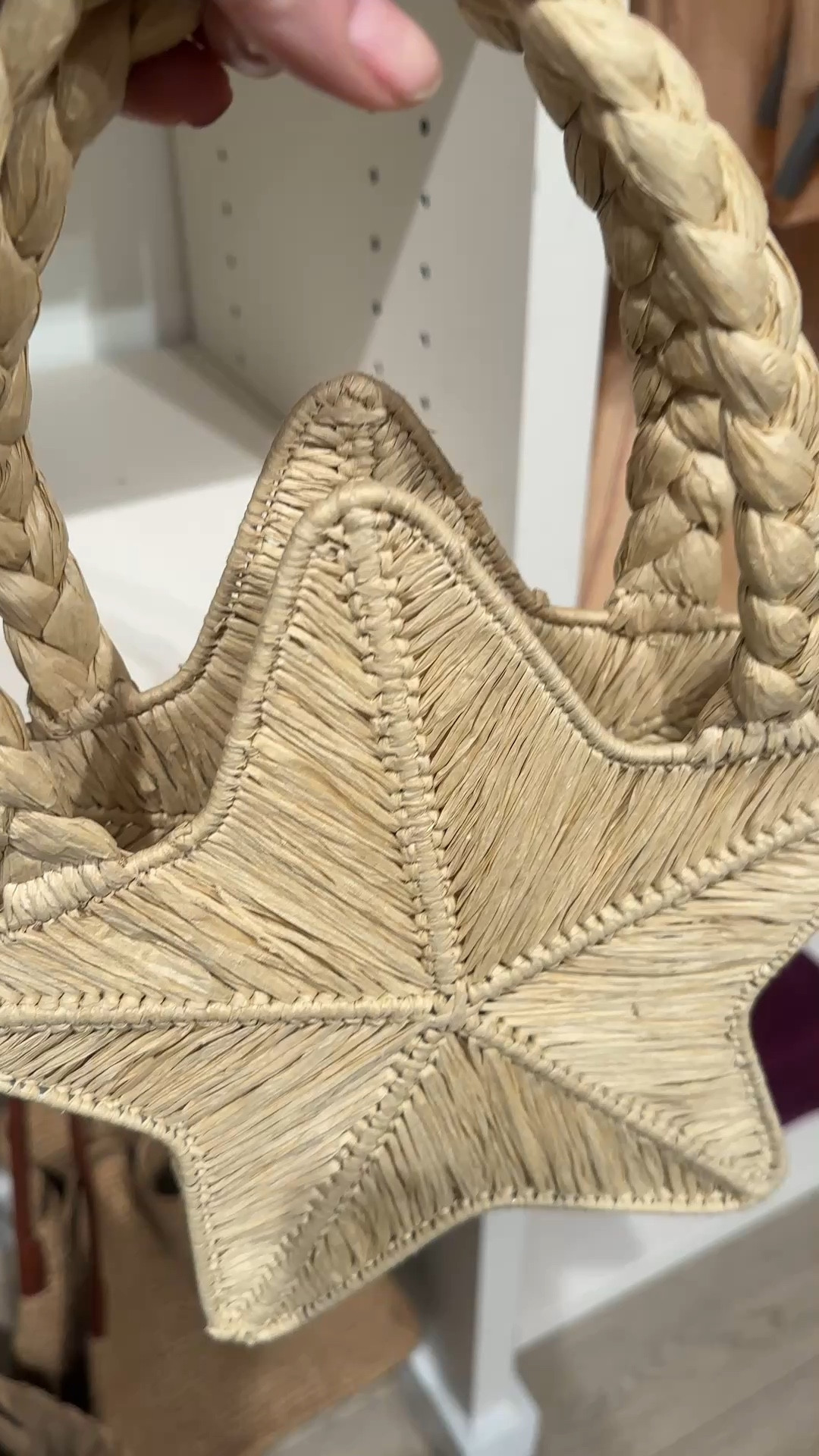Straw summer bag, shaped like a starfish 

#LTKSeasonal