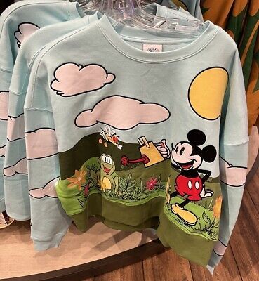 Disney Parks Mickey Garden Collection Short Sweatshirt By Mickey And Co L XL 1X  | eBay | eBay US