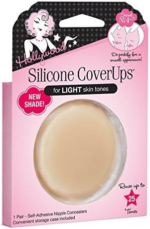 Hollywood Fashion Secrets Silicone Coverups, Hypoallergenic, Reusable, Washable, Gentle on Skin, Ult | Amazon (US)