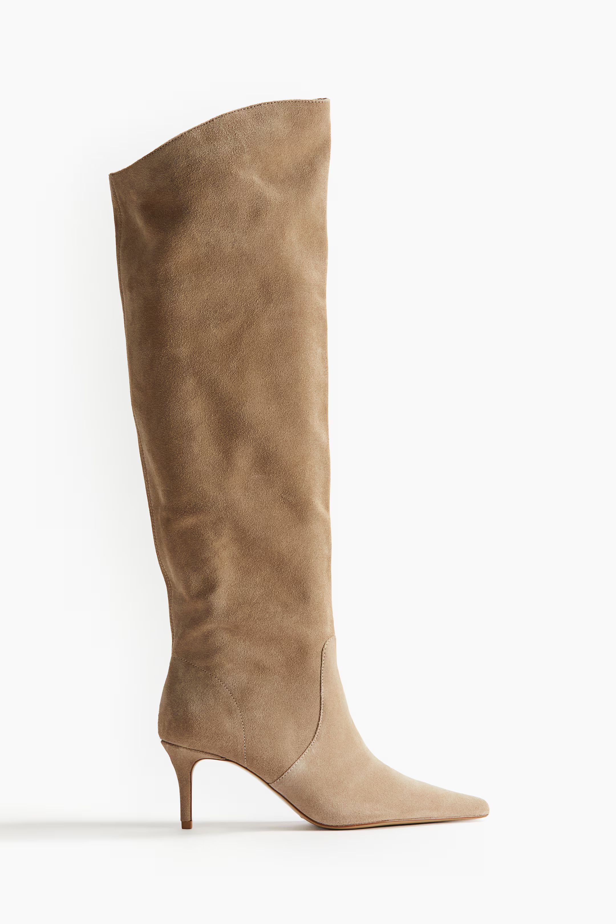 Knee-High Suede Boots | H&M (US + CA)