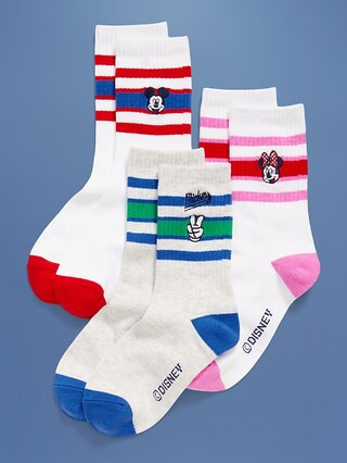 Old Navy x Disney© Crew Socks 3-Pack for Kids | Old Navy (US)