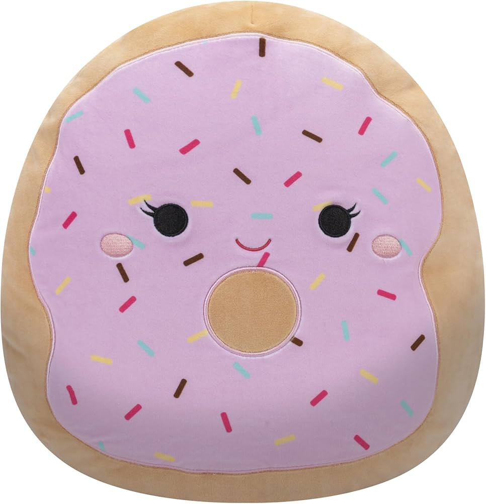 Squishmallows Original 14-Inch Dabria Pink Donut with Sprinkles - Official Jazwares Large Plush | Amazon (US)