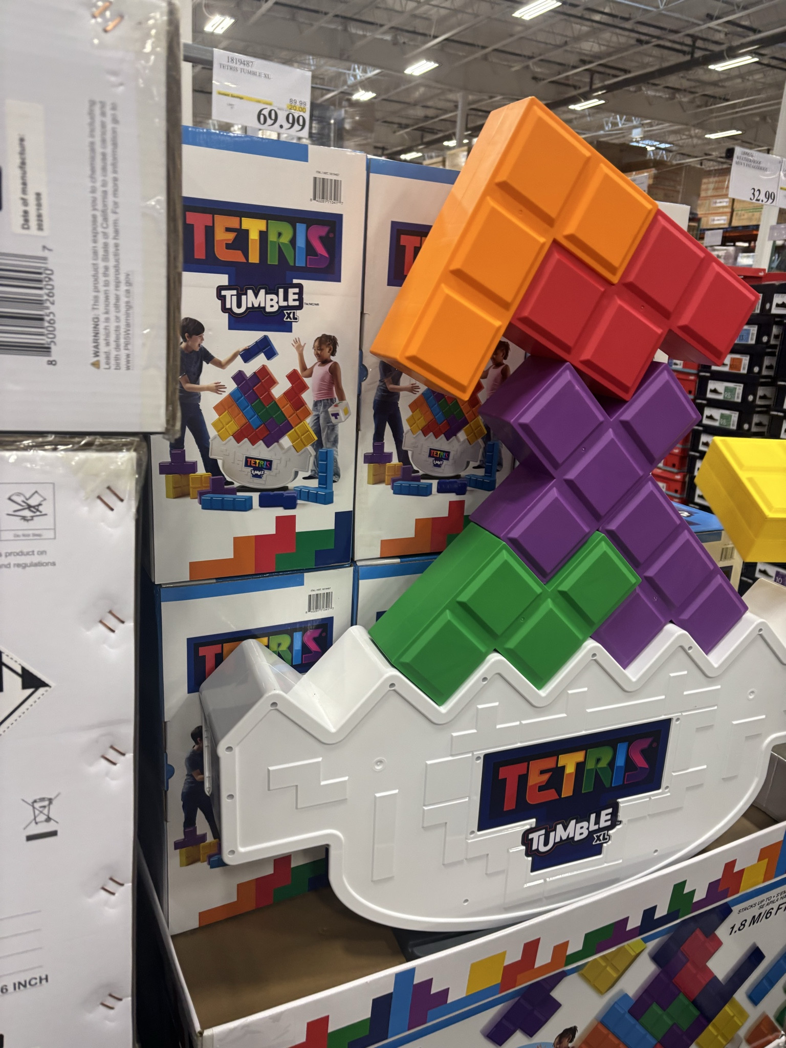 This huge Tetris game looks like so much fun! What I loved about it is that it doesn't topple when the pieces don't fit together. Something my kids would love! #games #kidstoys  

 #LTKGiftGuide #LTKHoliday #LTKKids