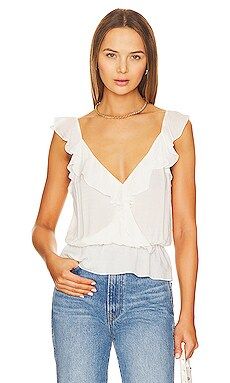 PAIGE Fenna Top in White from Revolve.com | Revolve Clothing (Global)