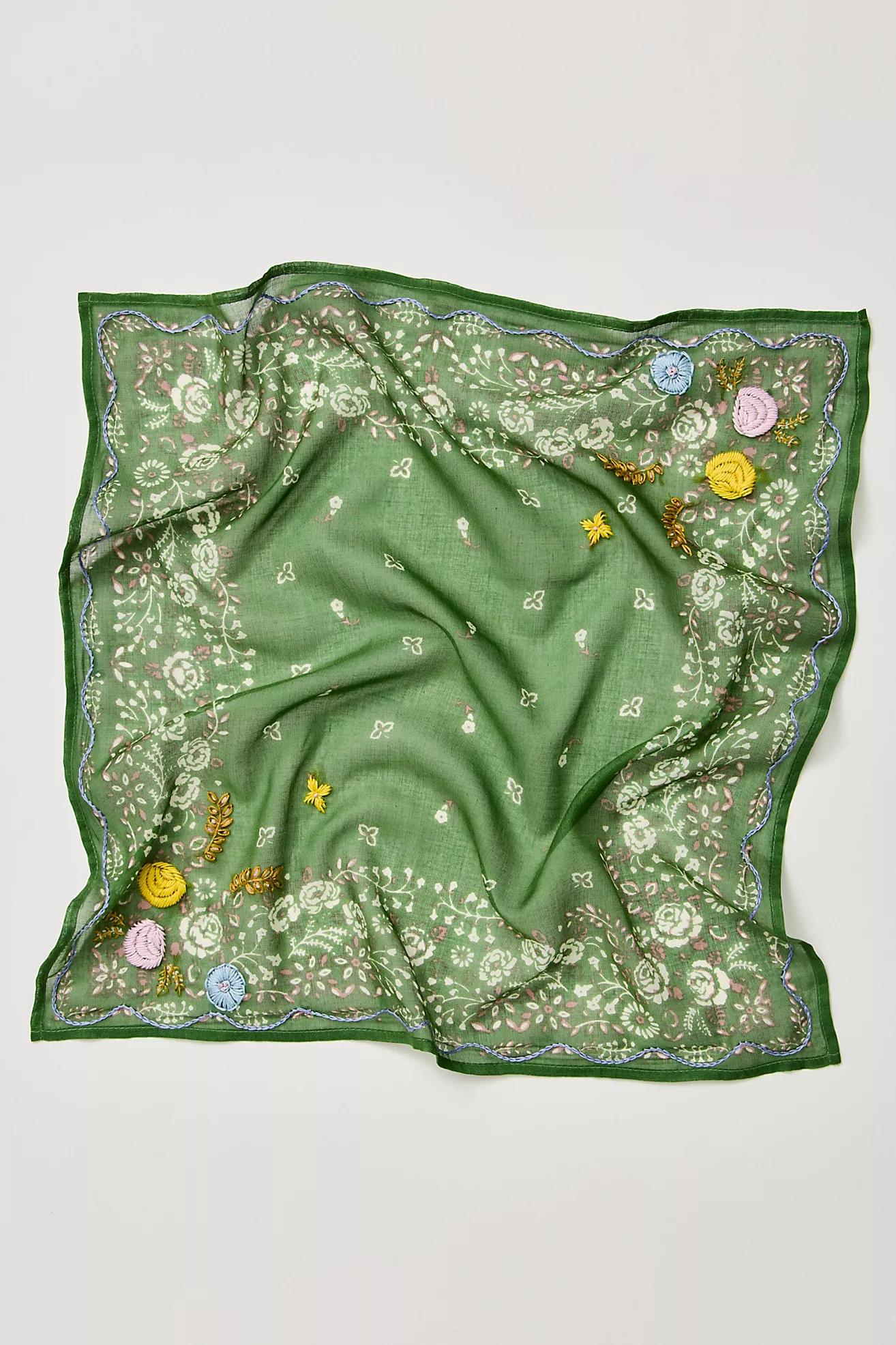 Chan Luu Embroidered Floral Bandana | Free People (Global - UK&FR Excluded)
