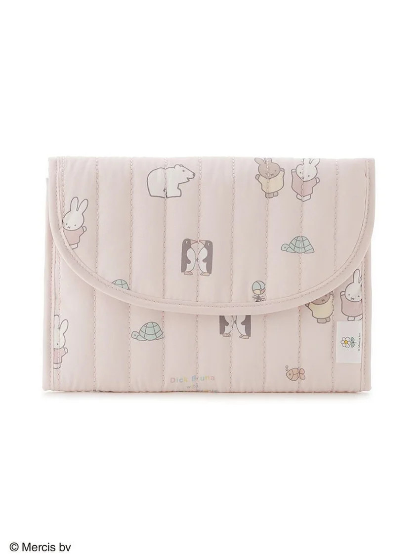 【Dick Bruna】Quilted All-Over Print Maternal and Child Health Handbook Case M | Gelato Pique