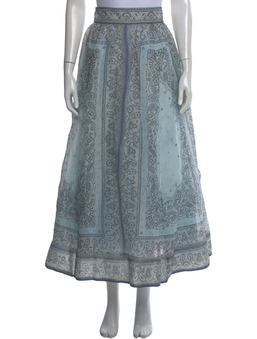 Linen Midi Length Skirt | The RealReal