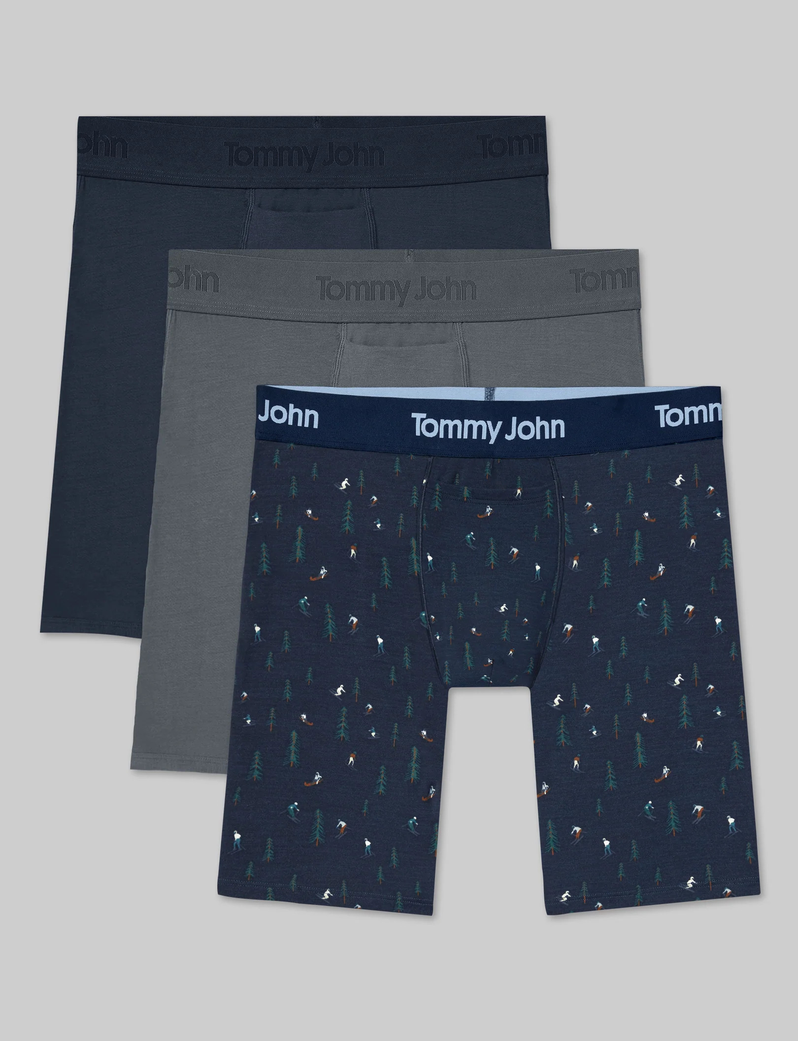 Second Skin Boxer Brief 8" (3-Pack) | Tommy John