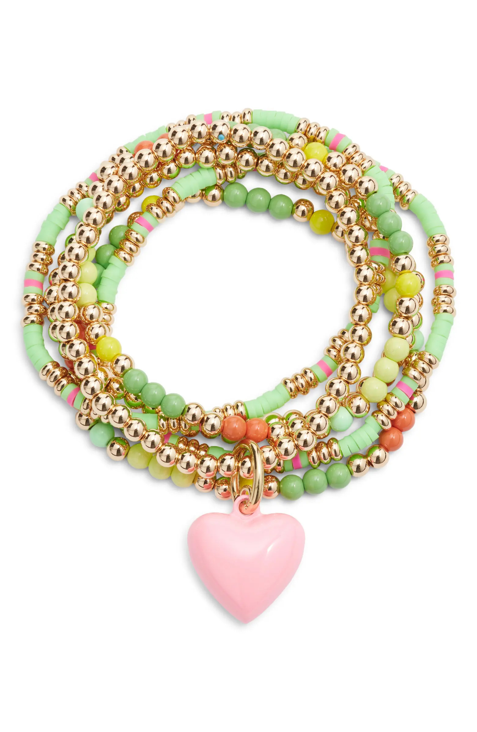 ROXANNE ASSOULIN The Charm Healing Bunch Set of 6 Beaded Stretch Bracelets | Nordstrom | Nordstrom