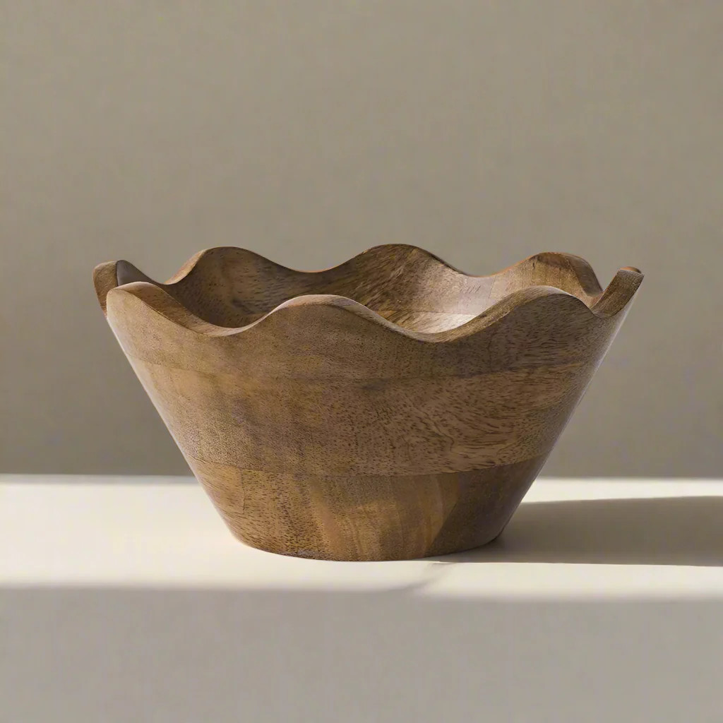 Blossom Mango wood Bowl | Cove Home