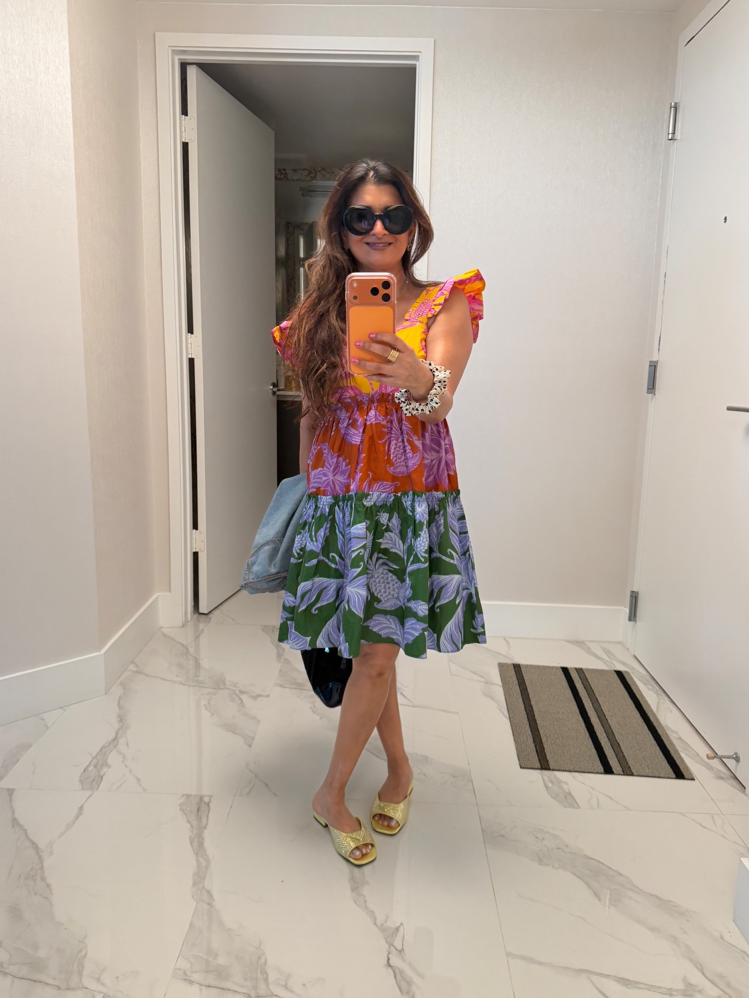 This dress is still available and just so cute. Wearing size xx 

#LTKOver40 #LTKdayinmylife #LTKSaleAlert