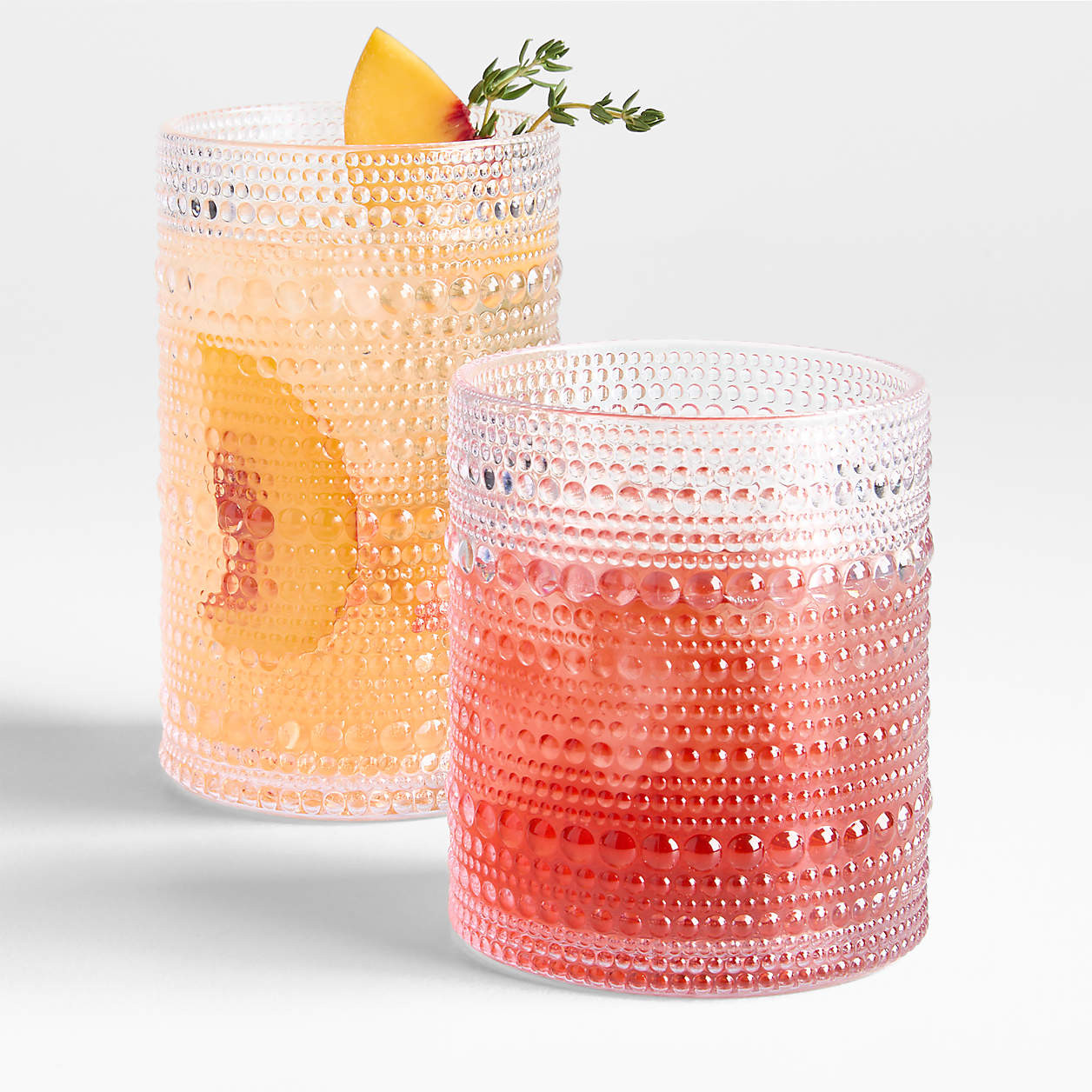 Alma 10-oz. Acrylic Double Old-Fashioned Glass + Reviews | Crate & Barrel | Crate & Barrel