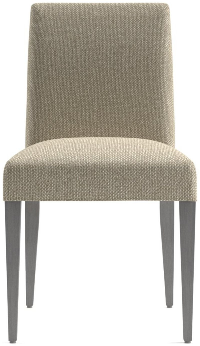 Miles Natural Upholstered Dining Chair + Reviews | Crate & Barrel | Crate & Barrel