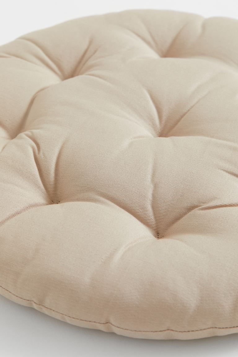 Round Twill Seat Cushion | H&M (US + CA)