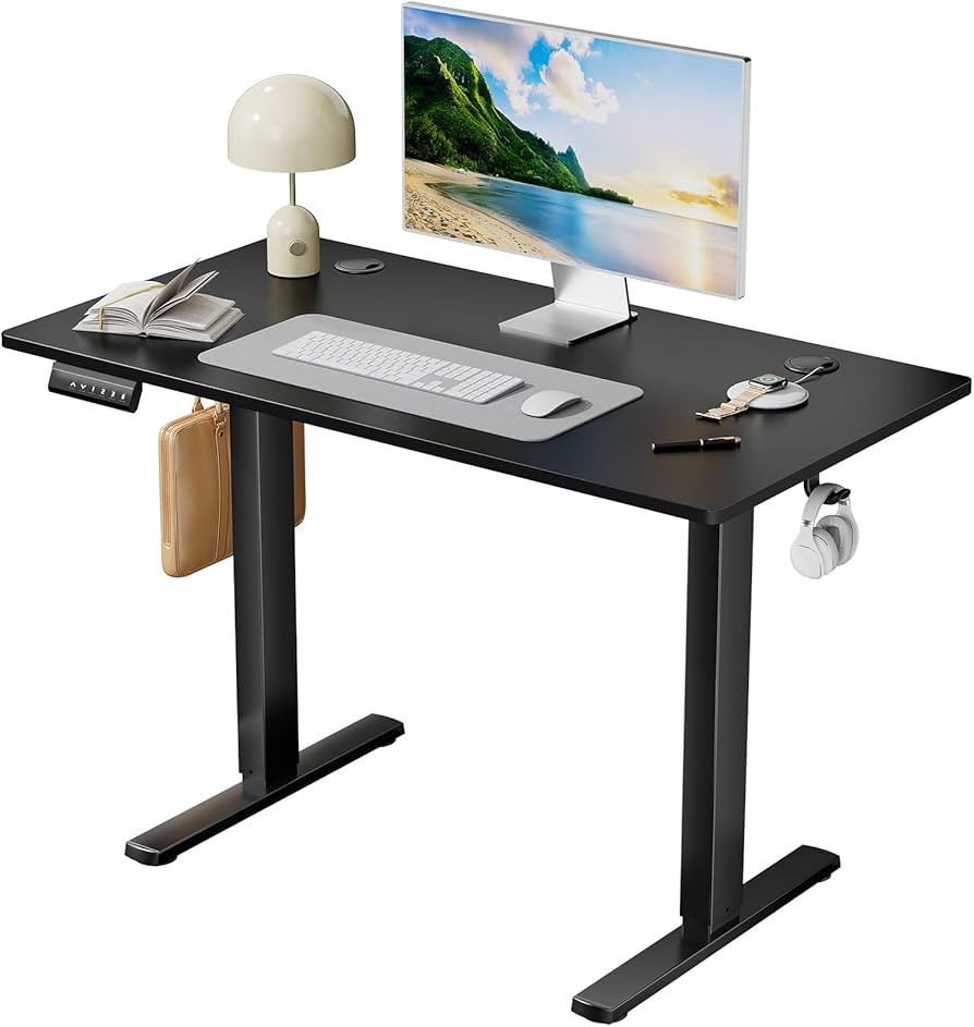 Standing Desk, Adjustable Height Electric Sit Stand Up Down Computer Table, 40x24 Inch Ergonomic ... | Amazon (US)