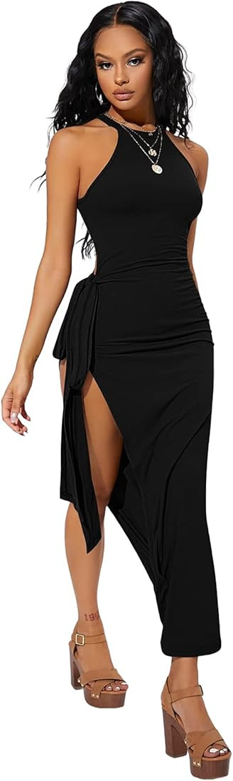 Women's Sexy  Halter | Amazon (US)