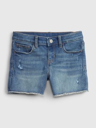 Kids Midi Denim Shorts with Washwell ™ | Gap (US)