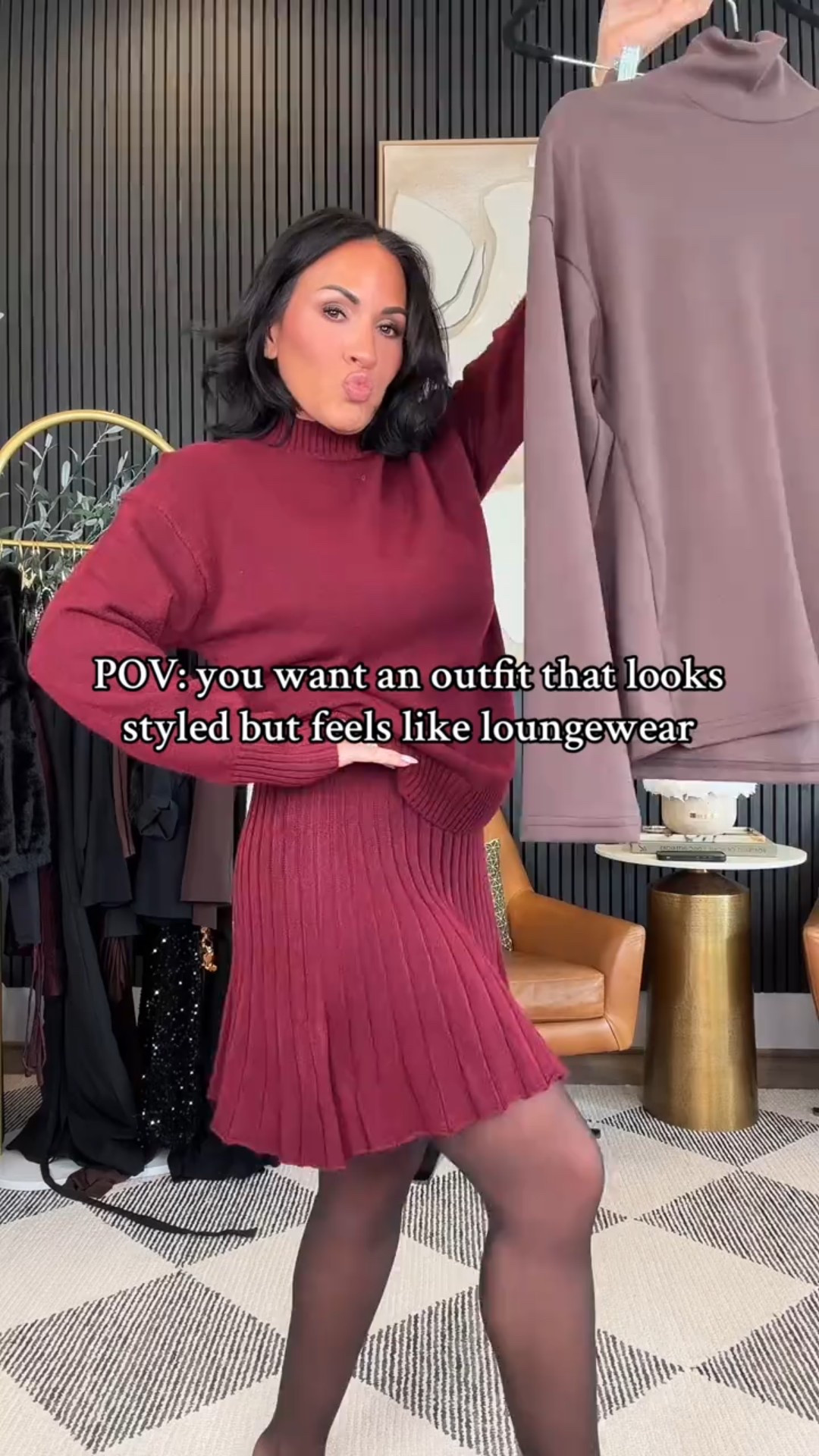 Two-piece sets but make them effortless chic 🤎

These Amazon sets are giving polished, comfy, and put-together without trying too hard. 

Perfect for office days, dinners, or when you want to look cute but stay cozy.

Which color are you grabbing… burgundy ❤️ or chocolate 🤎?

5’2” | 130 lbs | 25” waist | 34DD | wearing size small

#AmazonFashion #PetiteFashion #Over40Style #MomStyle #EverydayOutfits

#LTKootd #LTKOver40 #LTKPetite