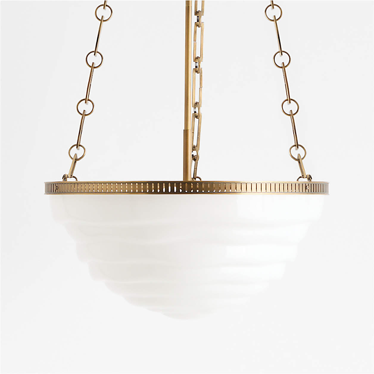 Luma Glass Pendant Light | Crate & Barrel | Crate & Barrel