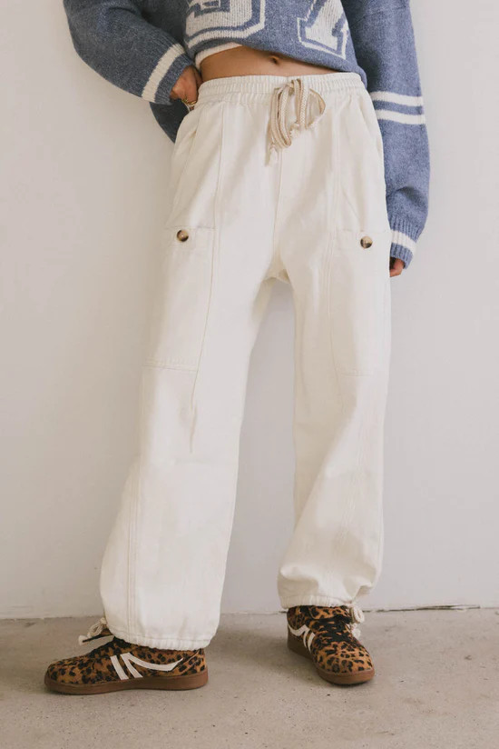 Robyn Pants in Ivory | Böhme US