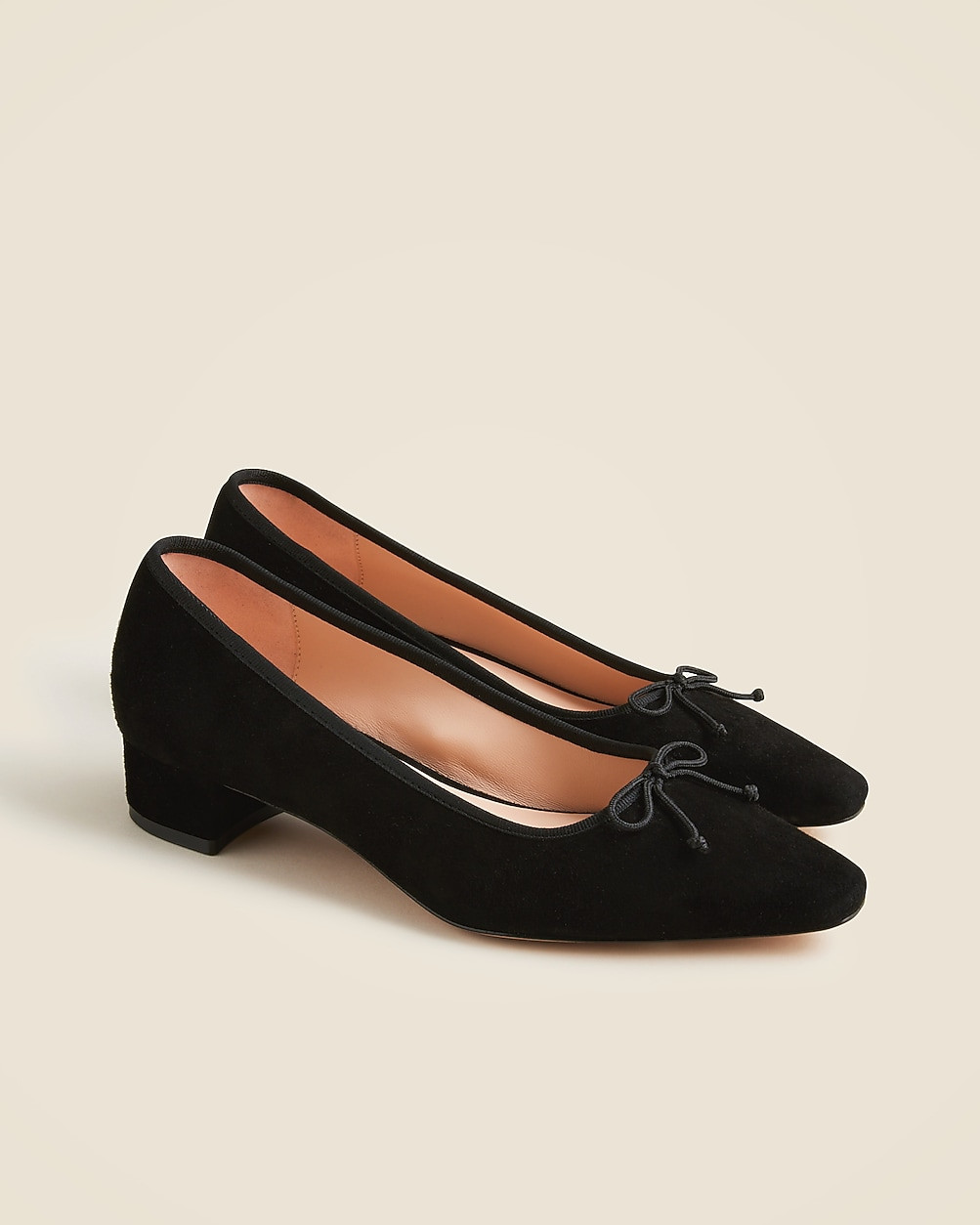 Pointed-toe pumps in suede | J. Crew US