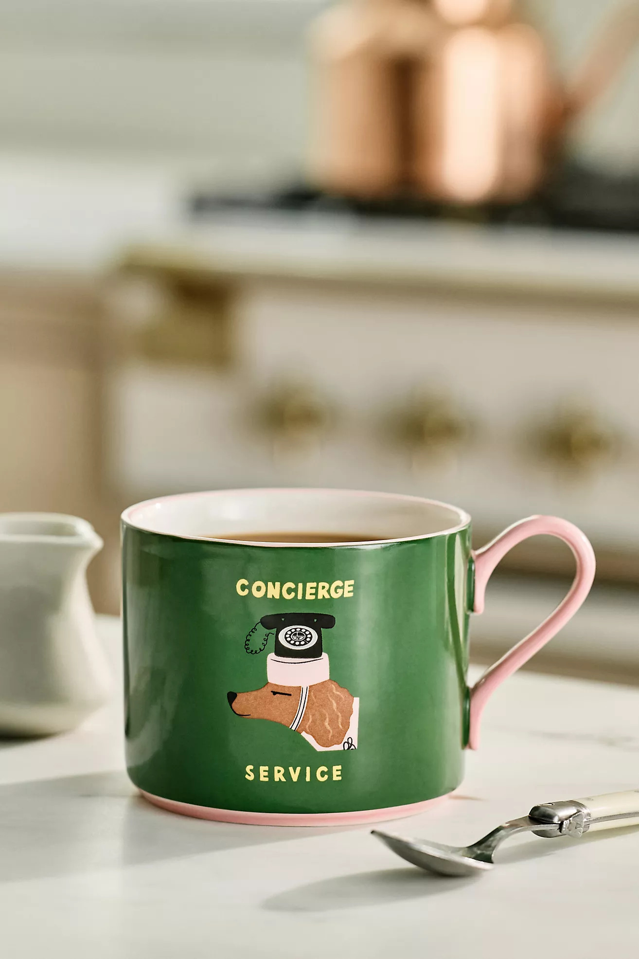 Nephthys Foster Stoneware Hotel Dog Mug | Anthropologie (US)