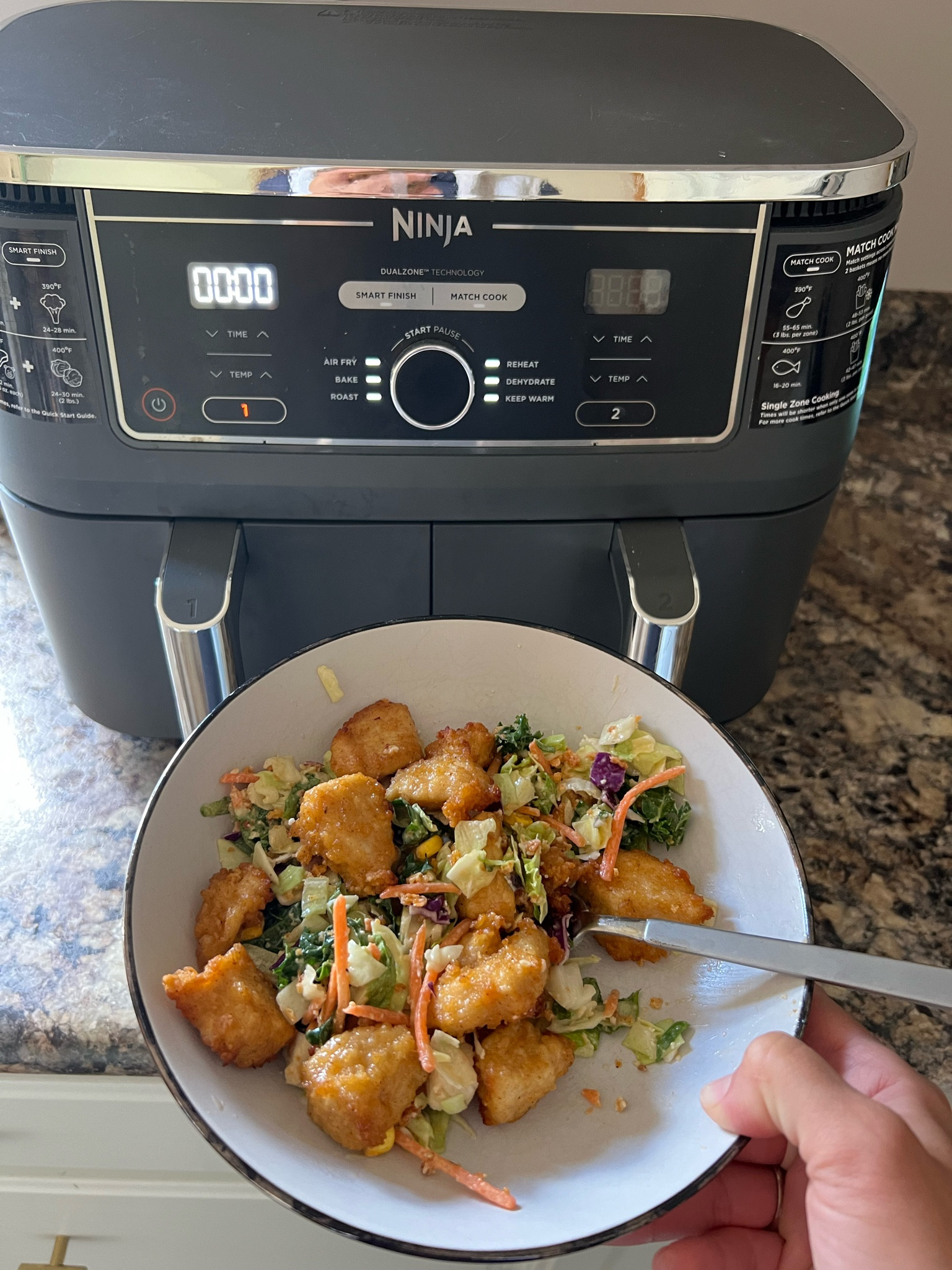 One of our most used kitchen items is our Ninja air fryer 🫶 Love the dual one too as can make a veggie or potato on one side and meat in the other! Perfect for my busy and active moms and families who want to eat healthy but don’t have a lot of time to cook! 

Linked up our model and similar ones as well! Let me know if you have any questions🫶

Air fryer | kitchen must have | kitchen | healthy cooking | cooking tool | kitchen favorites | @ninja

#LTKActive #LTKGiftGuide #LTKhome