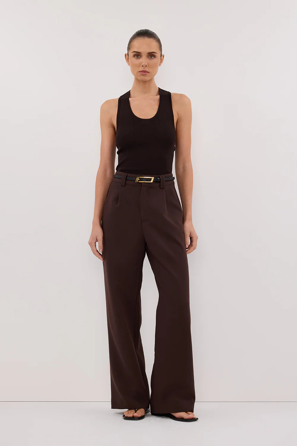 ELLE DARK CHOCOLATE PANT | DISSH