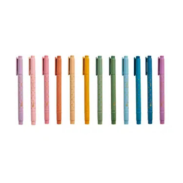 Earth Tones Dual-Tip Markers 12-Pack | Erin Condren | Erin Condren