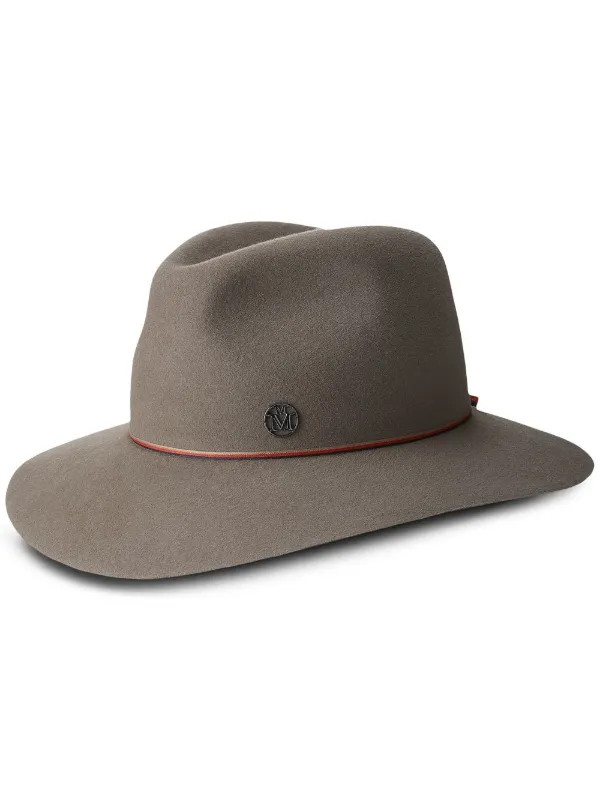 Maison Michel Henrietta wool-felt Fedora Hat - Farfetch | Farfetch Global